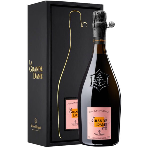 Champagne Veuve Cliquot Brut, La Grande Dame Rose 2008  - 6x75cl