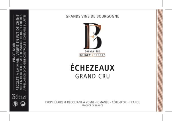 Domaine Boigey Frères, Echézeaux Grand Cru 2023 - 1x75cl